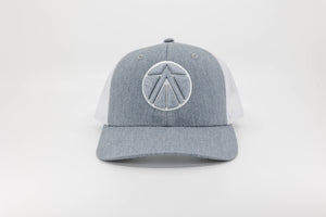 Youth Grey Curved Trucker