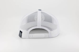 Youth Grey Curved Trucker